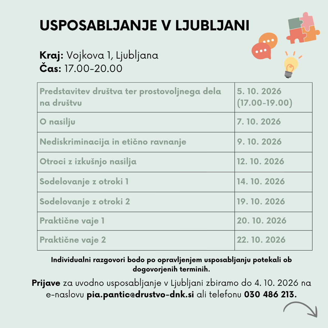 2026 usposabljanje LJ